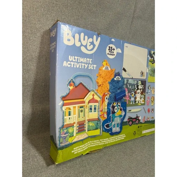 Bluey Ultimate Activity Set Kids OS Multi 4-in-1 SlimySand Felt Magnetic Puzzle - Picture 6 of 13